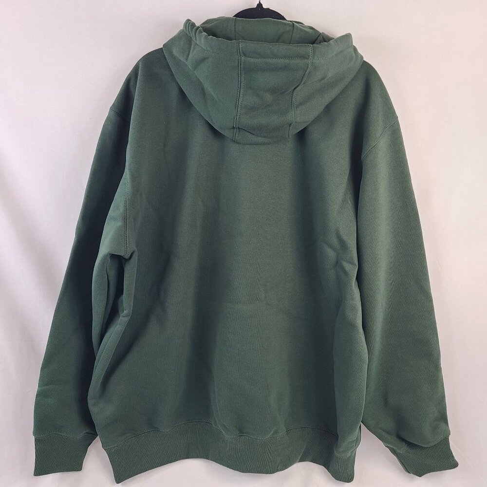 Carhartt Rain Defender Loose Fit Heavyweight Quarter-Zip Sweatshirt Green Sz XL - Picture 8 of 8